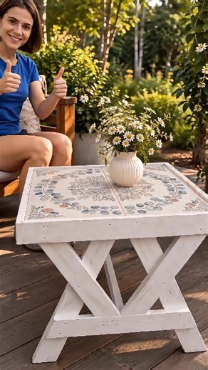 Building an Aesthetic Tile-Top Patio Table ✨ Easy Woodworking DIY