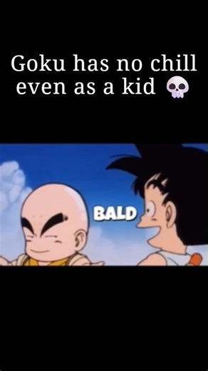 Goku roasted Krillin instantly 💀