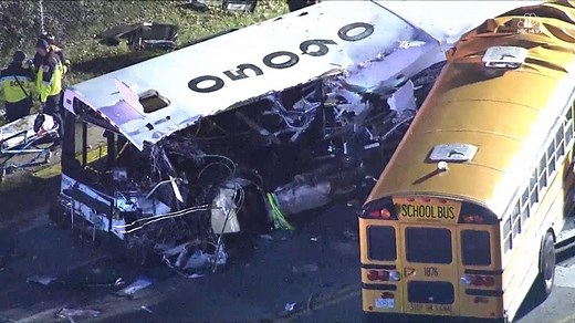 City Bus and School Bus Crash in Baltimore