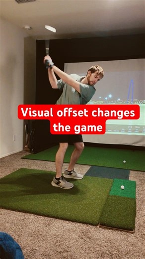 Why a visual offset is so important in your golf simulator