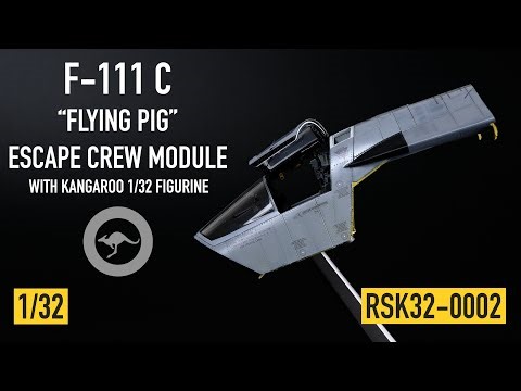 F-111С "Flying Pig" Escape Pod (Crew Module) Royal Australian Air Force (1/32) by ResKit / Unboxing