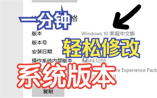 超简单的修改Windows版本方法！再也不用为家庭版无法用组策略而烦恼了！！！