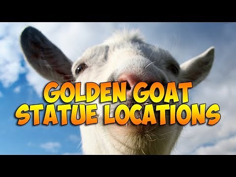 Goat Simulator - All 30 Golden Goat Statue Locations!