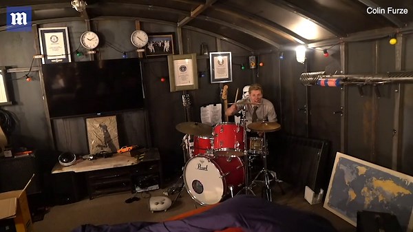 Inventor Colin Furze builds an anti-gravity machine dubbed 'Warframe' in garden