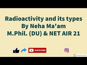 Radioactivity and its types