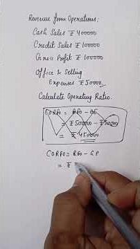Solution 152 of Accounting Ratios TS Grewal Edition 2025 | Operating ratio | Class 12 | Accounts