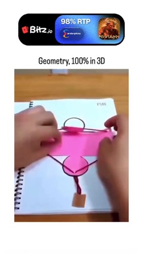Knowtyy | - The post features a 15-second video tutorial by @sciencegirl demonstrating a DIY technique to convert 2D geometric sketches on paper into... | Instagram
