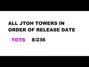 BEATING ALL JTOH TOWERS IN ORDER OF RELEASE DATE (8/236) ~ Juke's Towers Of Hell