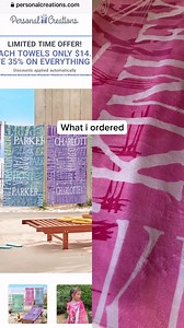 Surprise them with a one-of-a-kind gift! Save 50% on personalized towels that are uniquely theirs. | Personal Creations | Facebook