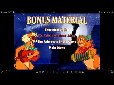 The Aristocats 2000 DVD Menu Walkthrough