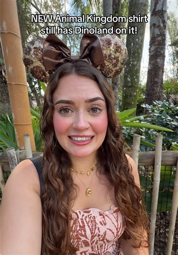 New Disney Animal Kingdom Shirt with Dinoland Reference