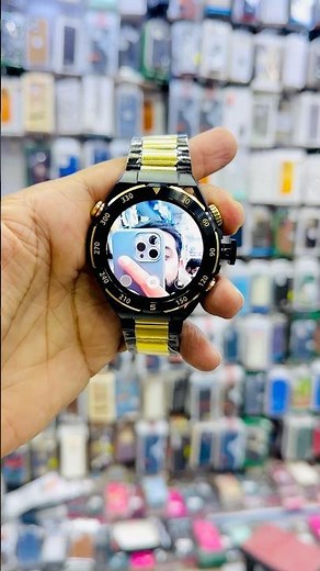 Round Android Sim Smart Watch With Rotating HD Camera And Android Apps Working
