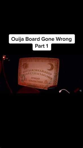 Ouija board gone wrong. #blackmagic #scary #oujiaboard #ghost #paranormal #haunted #russian #energy