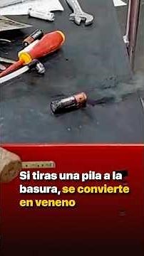 If you throw a battery in the trash, it becomes poison.