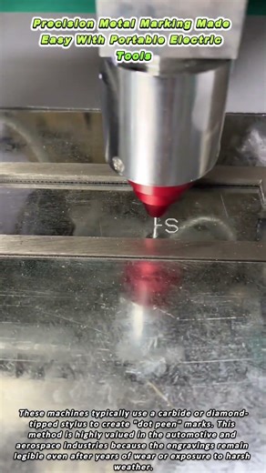 Precision Metal Marking Made Easy With Portable Electric Tools