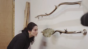 5.7K views · 183 reactions | In our newest release, Hannah Levy calls attention to the relationship between our bodies and the built environment through her practice, considering how we are impacted by the design choices around us. “A lot of the processes I use in the studio are things that exist, but also I kind of made up, or I'm not using them exactly the way that you're supposed to,” says the artist. Watch → https://youtu.be/VLKQsrNUjkQ | Art21 | Facebook