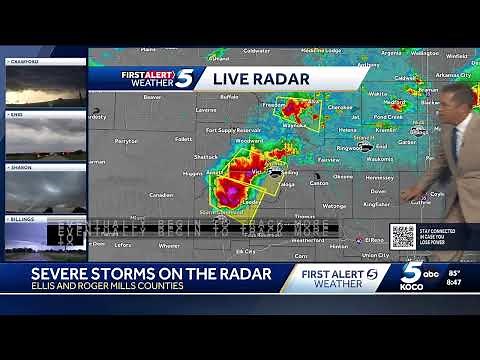 WATCH LIVE: Tracking tornado-warned storms in Oklahoma