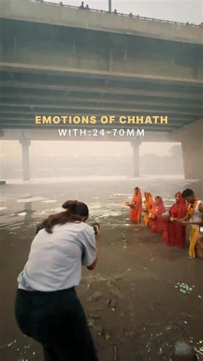 228K views · 9.8K reactions | Raw Moments of Chhath Puja ❤️ . PS : A few of my favourite shots were taken last year in Delhi while documenting Chhath Puja. This reel features some of those moments that truly stayed with me. Do let me know which one connects with you the most ❤️ . Shot on : @sonyalphain alpha 7M4 with 24-70mm GM II . #yamuna #incredibleindia #streetphotography #magnumphotos #chhathpuja #chhath #photography #chhathpooja # | Roshani Shah Photography | Facebook