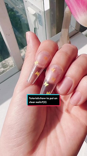 How to Put On Clear Nails Properly