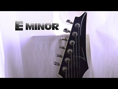 Em Rock Guitar Backing Track E Minor