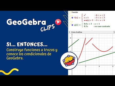 Funciones a trozos en GeoGebra: condicionales (Si... Entonces...)