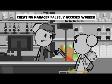 Cheating Manager Falsely Accuses Worker