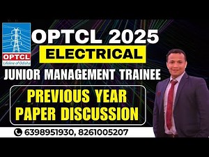OPTCL Junior Management Trainee Previous Year Paper Discussion | OPTCL JMT PYQ