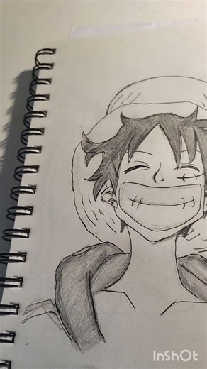 "You can't draw anime characters, let alone the goat" #yeahright #luffy #onepiece #bestanime #art