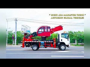 Watch the ISUZU 4×4 Manlifter Truck rise to any challenge.#isuzu #truck #manlift