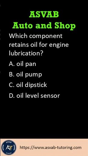 🚗💥 ASVAB Auto & Shop Info Question Review! 💥 #asvab