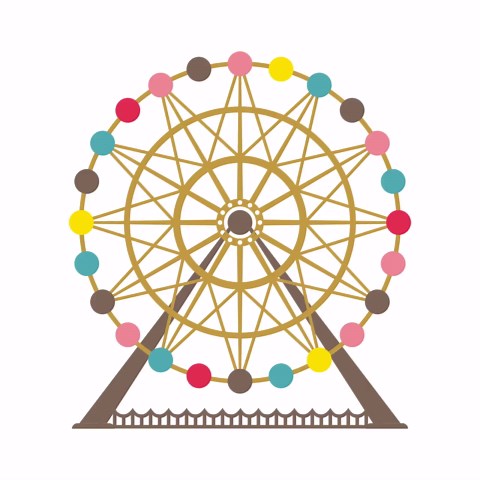 Ferris Wheel SVG Bundle: Cricut Cut Files, Clipart (digital Download) - Etsy