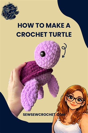 Crochet Turtle PDF Pattern (download) - Etsy