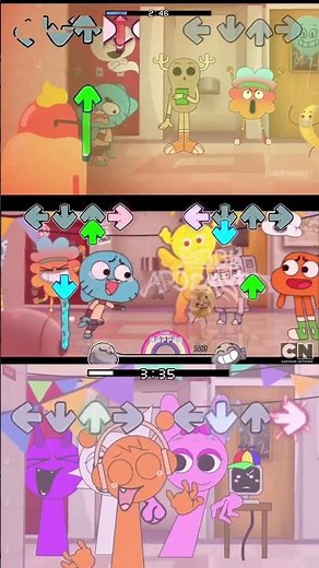 FNF Darwin loses Gumball // All Child's play Retake ’ New Cutscene #gumball #fnf #pibby #pibbymod