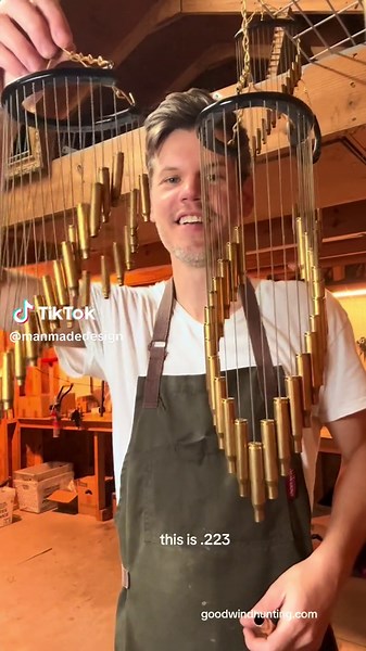 DIY Bullet Horseshoe Wind Chime Tutorial