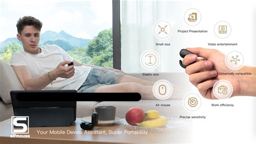 SIFMOUSE Intelligent Ring Air Mouse $39 For Intuitive Control