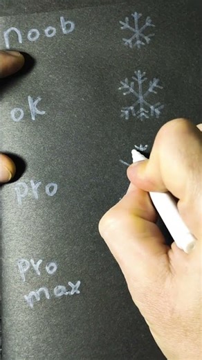 How to draw a Snowflake #shorts