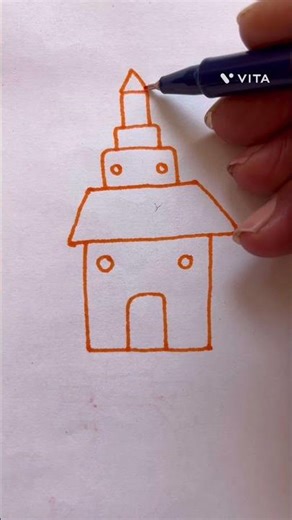 Drawing of a nice BUILDING!!🏠🏣 #building