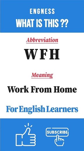 WFH Meaning
