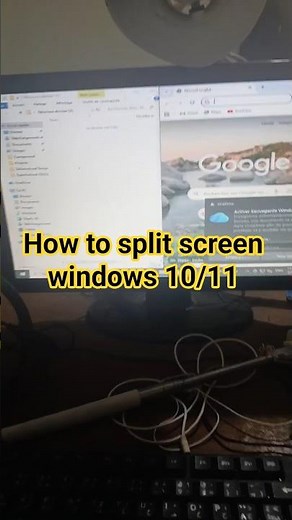 How to split screen windows 10/11 #windows10 #windows11