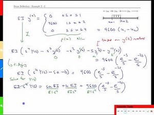 Week08 06 Beam Deflection Example 2 V2
