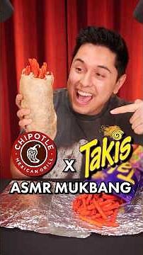 ‪@chipotle‬ x ‪@TakisUSA‬ ASMR Mukbang 🤤