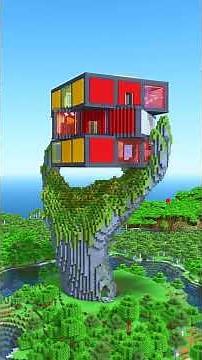 Minecraft Rubik's cube House🏡tutorial