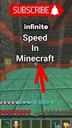 Infinite Speed Glitch In Minecraft !! 😨