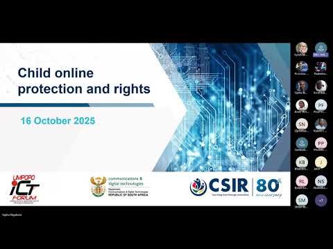 Cybersecurity Awareness Webinar 1: Child Online Protection and Rights Presentation