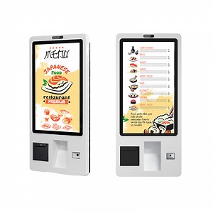 [Hot Item] Wall Mounted Capacitive Touch Screen Payment Terminal Kiosk Self-Service Ordering Machine for Restaurant
