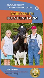 8K views · 48 reactions | In Franklin, NY, Smith Holsteins blends five generations of dairy farming with modern upgrades—thanks in part to the Delaware County Farm Enhancement Grant. | Delaware County NY Government | Facebook
