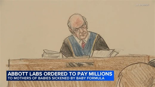 Chicago jury awards millions to families after babies fall ill after consuming Abbott formula