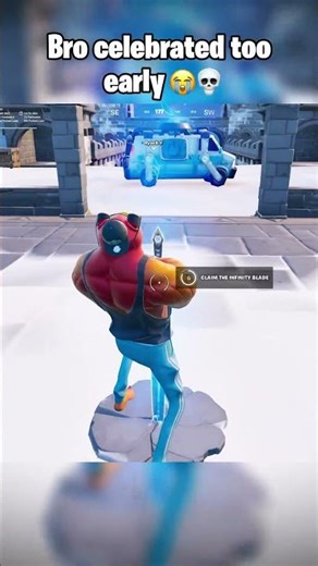 The infinity blade is too OP 💀 #fortnite #fortniteclips