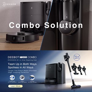 13 reactions | The DEEBOT T30S COMBO offers a comprehensive, all-in-one cleaning experience by combining a versatile handheld vacuum with a smart robotic vacuum cleaner, seamlessly integrated within an advanced station for both floors and surfaces, leaving your home impeccably clean. | ECOVACS ROBOTICS | Facebook