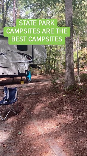 2.7K views · 44 reactions | Loved this campsite at Jordan Lake in N.C. #campinglife #rvliving #campground #rv | Travels with Ted Blog | Facebook